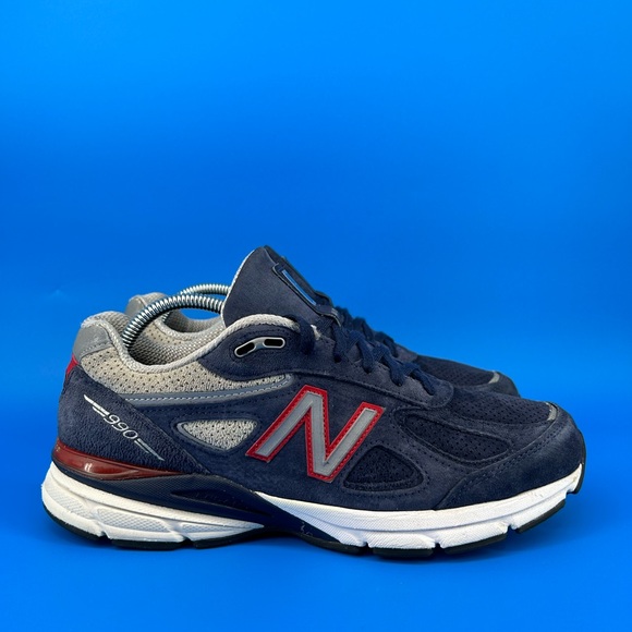 New Balance 990v4 Made in USA ‘Navy Red’ - Picture 1 of 16